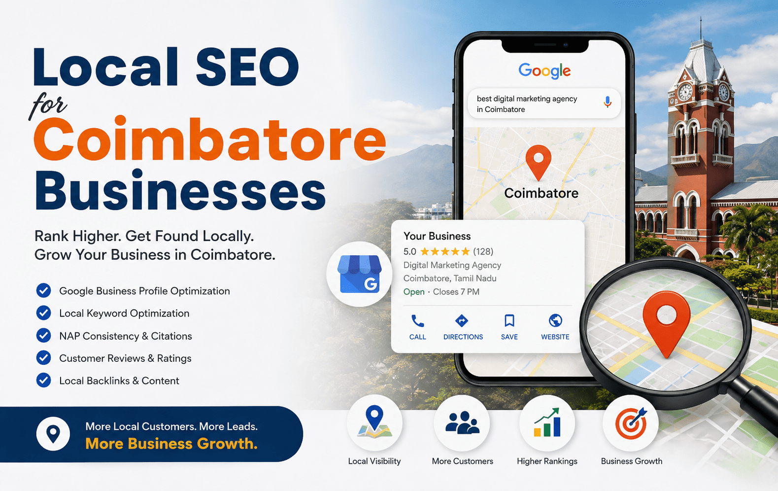 Local SEO for Coimbatore Businesses: A Step-by-Step Guide (2026)